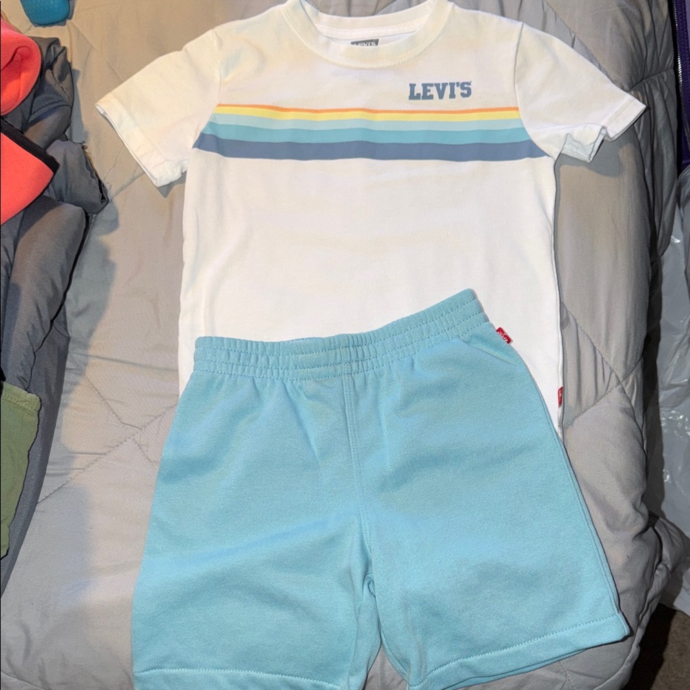 Levi's Kids Light Blue Shorts
